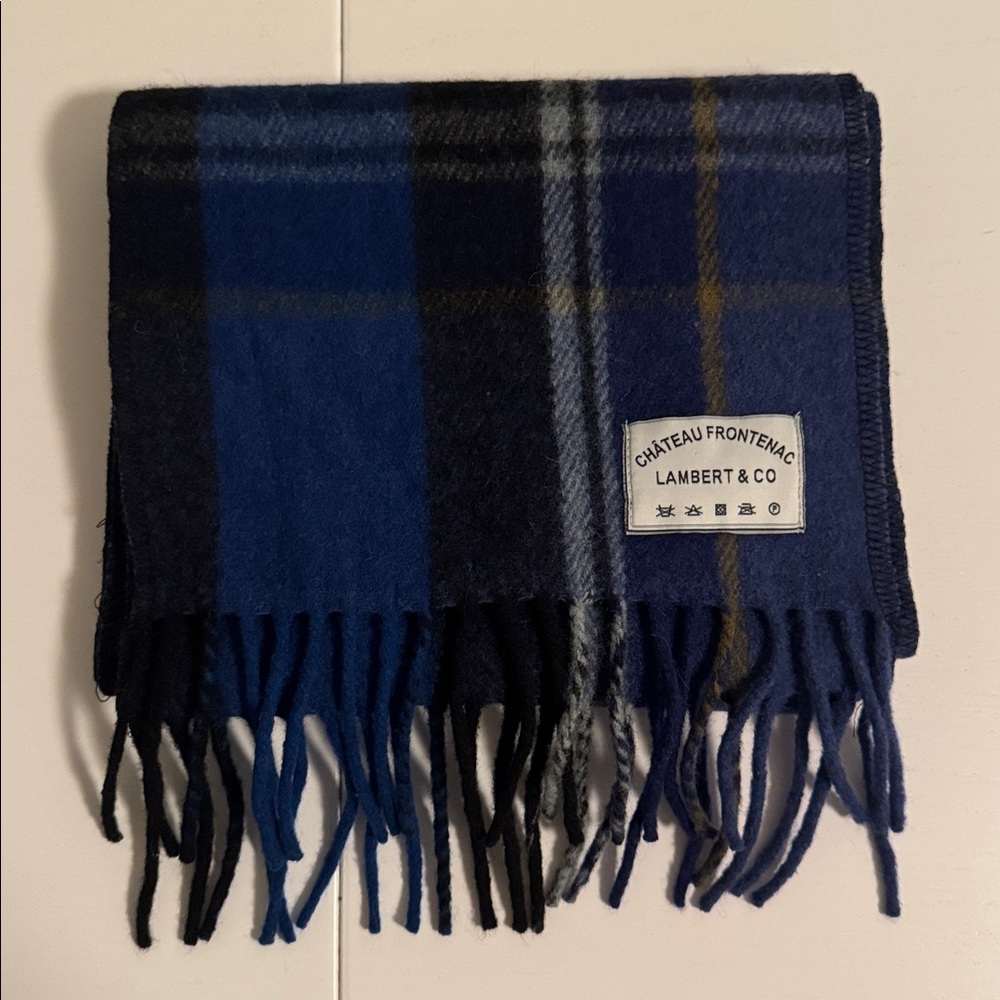 LAMBERT & CO Tartan Plaid Wool Scarf from the Château Frontenac (burberry inspo)